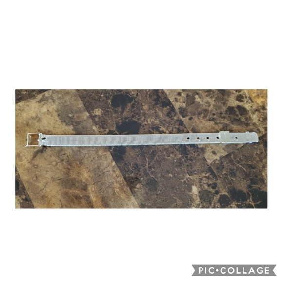 Sterling Silver Belt Bracelet 8" - Picture 2 of 5